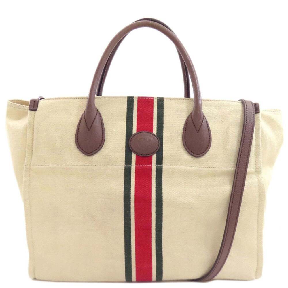 GUCCI Authentic Brown Canvas Bag